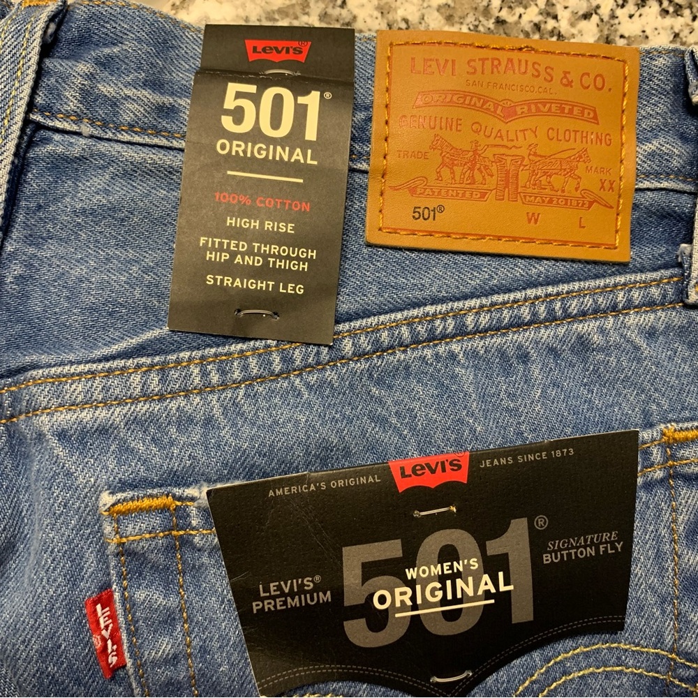 NWT buttonfly Levi’s straight leg